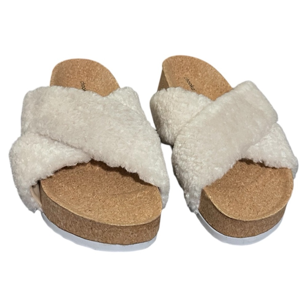 Chooka White She with Cork Footbed